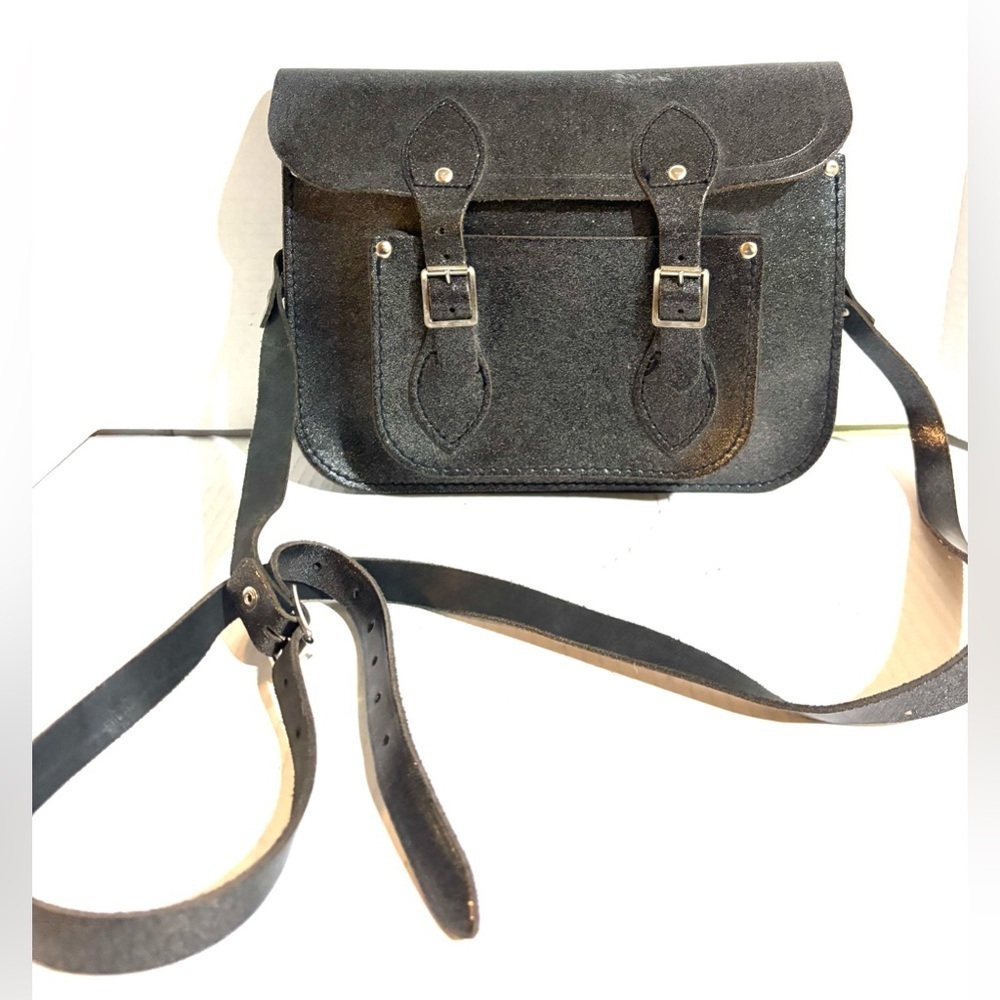 Handmade Elegant Gary Leather crossbody bag